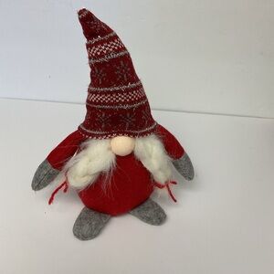 FESTIVE LIVING FABRIC CHRISTMAS GNOME NWT